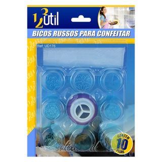 Jogo De Bico Russo 5 Peças Plástico 1 Saco Confeitar Bolo - Carrefour -  Carrefour
