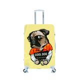 Capa Protetora Mala Viagem Personalizada Media Pug Cool Dog