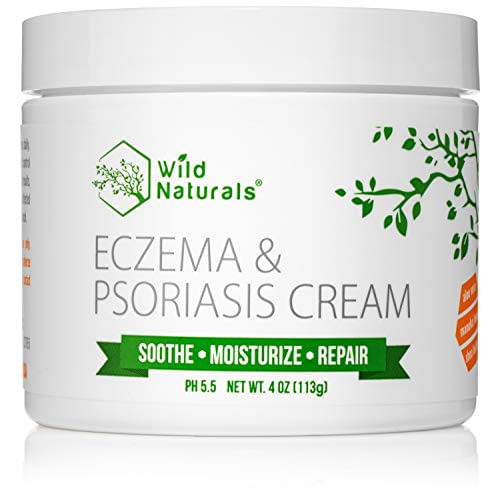 Creme De Psoríase De Natural Silvestre Eczema - Para Pele Seca E Irritada, 15 Em 1, Hidrata E Pode Reduzir Visivelmente A Aparência Da Ver