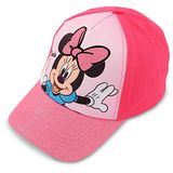 Disney Toddler Girls Minnie Mouse Bowtique Cotton Baseball Cap, Tamanho 4-7, Minnie Pink Glitter
