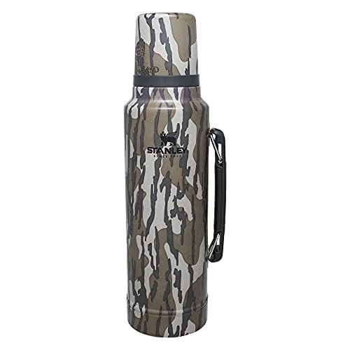 Stanley X Mossy Oak® Classic Vacuum Isolado Wide Mouth Bottle, 1,5 Qt - Bpa-free 18/8 Inoxidável Garrafa De Aço Inoxidável Para Bebidas