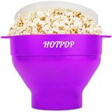 O Pop Popper De Pipoca De Micro-ondas Hotpop Original, Fabricante De Pipoca De Silicone, Tigela Dobrável Sem Bpa E Lava-louças Safe- 20 Co