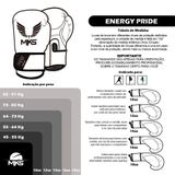 Luva De Boxe Muay Thai Mks Energy Pride Line - 2 Opções De Cores 16 Oz