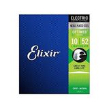 Elixir Strings 19077 Guitarra Elétrica Com Revestimento Optiweb, Leve/pesado (.010-.052)