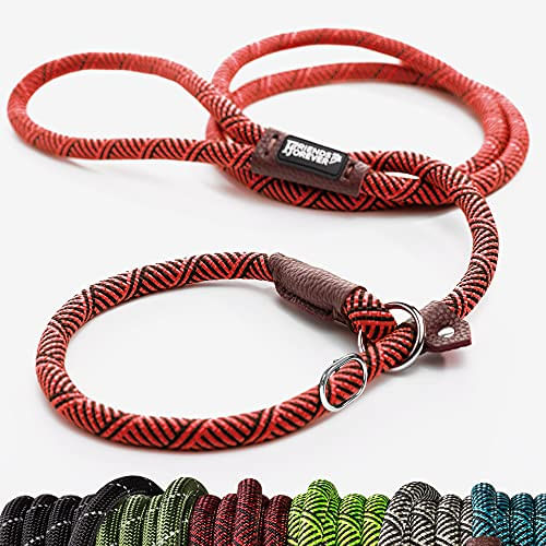 Friends Forever Extremely Durable Dog Rope Leash, Premium Quality Mountain Climb Rope Lead, Strong, Sturdy Comfortable Leash Suporta O Mais