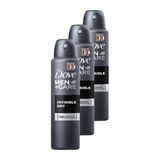 Kit 3 Desodorantes Dove Men Care Invisible Dry