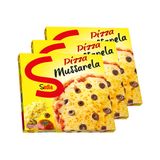 Pack Pizza de Mussarela Sadia 460g - 3 Unidades