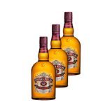 Whisky Chivas Regal Escocês 12 Anos 1 Litro - 3 Unidades