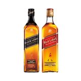 Whisky Johnnie Walker Red Label 500ml + Whisky Black Label 750ml