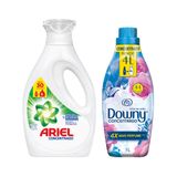 Sabão Ariel 1,2L 2 UN + Amaciante Downy 1L 1 UN