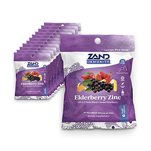 Zand Imunidade Elderberry Zinc Herbalozenge Immune Support Throat Drops ...