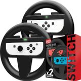 Rodas De Direção Orzly Para Nintendo Switch &amp, Oled Console Joycons, Rodas De Corrida Para Mario Kart 8 Deluxe Mariokart Switch Volante Joycon Con