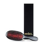 Salão Profissional Misel Aprovou Escova De Cabelo De Cerdas De Javali Para Mulheres E Homens | Destangles Fino Ou Grosso Extensões Naturai