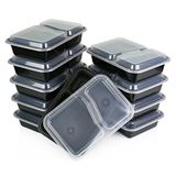 Conjuntos Verdes De Caixa De Almoço Direto/recipiente De Alimentos Grandes Com Tampa / 2 Compartimento Bento Box, Micro-ondas, Freezer &amp; La