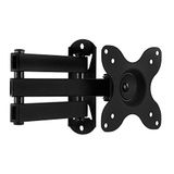 Monte-ele! Tv Wall Mount, Universal Fit Para 19, 20, 24, 27, 32, 34, 37 E 40 Polegadas Tvs E Monitores De Computador, Full Motion Tilt E Swi
