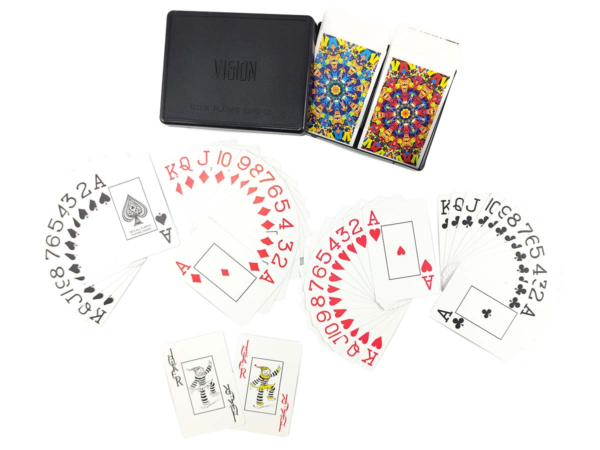 Jogo De Cartas Baralho Em Pvc Estojo De Plástico Com Naipe Grande Edição Limitada Vision Cards Truco Sueca Buraco Poker