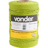 Corda Multifilamento Trançada 12,0mm 11,0kg 111 Metros Verde