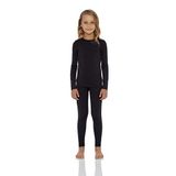 Rocky Thermal Underwear For Girls (thermal Long Johns Set) Shirt &amp; Pants, Base Layer C/leggings/bottoms Ski/extreme Cold (preto - Médio)