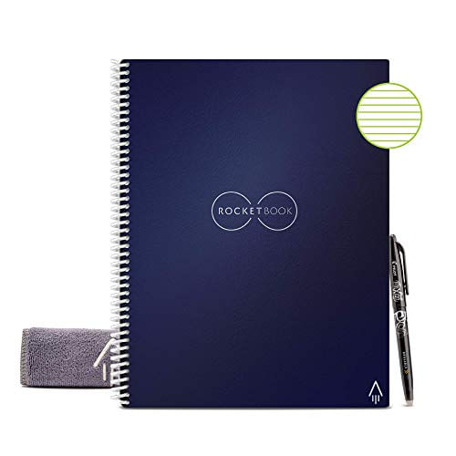 Notebook Dobrável Smart Reutilizável - Notebook Eco-friendly Forrado Com 1 Piloto Frixion Pen &amp; 1 Pano De Microfibra Incluído- Cobertura