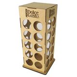 Porta Cápsulas Torre De Mdf Dolce Gusto Com 40 Espaços Tam:18x18x36cm Cod:pc002