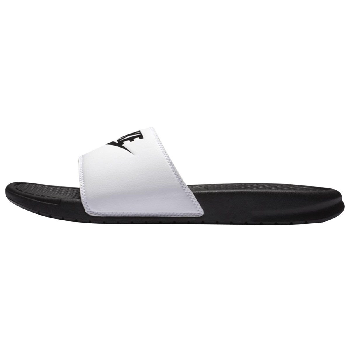 chinelo nike benassi preto e branco