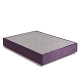 Box Sommier Kappesberg 138x188 Cm Suede - Berinjela