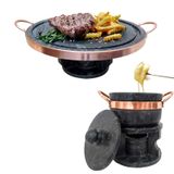 Kit Fondue 23cm + Fondue 800ml Pedra Sabão Curados