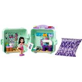 Lego Friends Emmas Fashion Cube 41668 Building Kit, Mini-doll Figure Toy É Para Crianças Criativas, Brinquedo Portátil Para Jogar De Férias, Nova 202