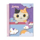 Caderno Esp Universitário Capa Dura 10 Matérias 160fls Sweetness