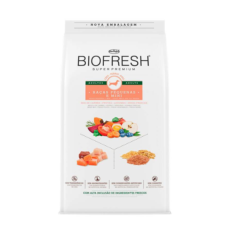 Ração Biofresh Para Cães Adultos De Raças Pequenas E Mini 10,1 Kg é boa?