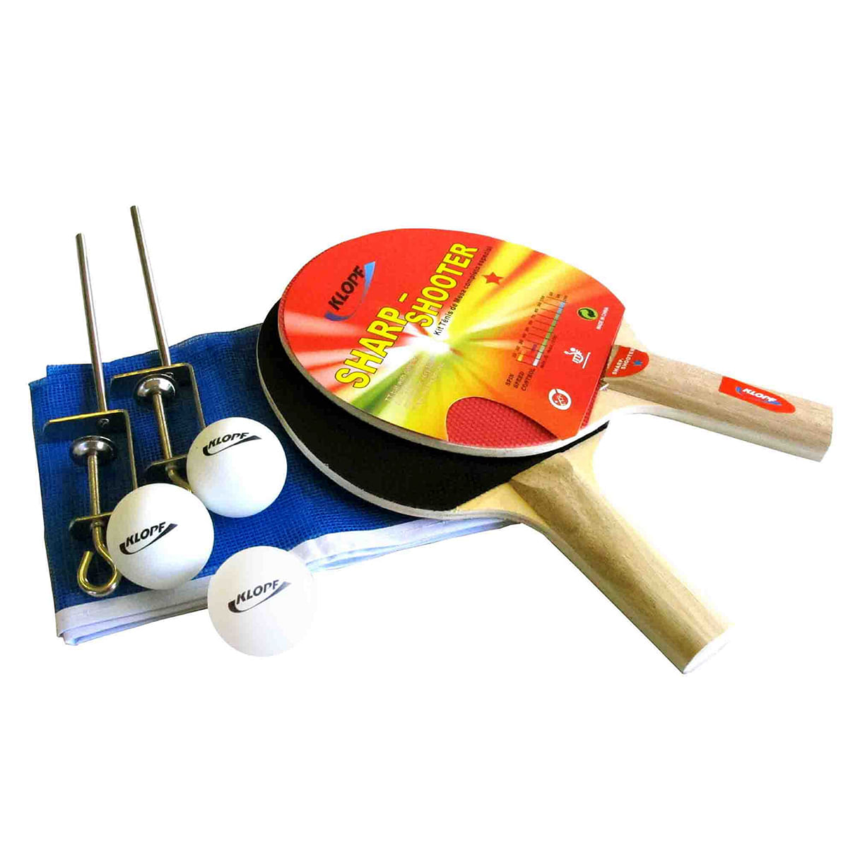 Mesa de ping pong mdp 15mm 1001 klopf + kit Suporte, Rede, Bolinhas 5030 em  Promoção na Americanas