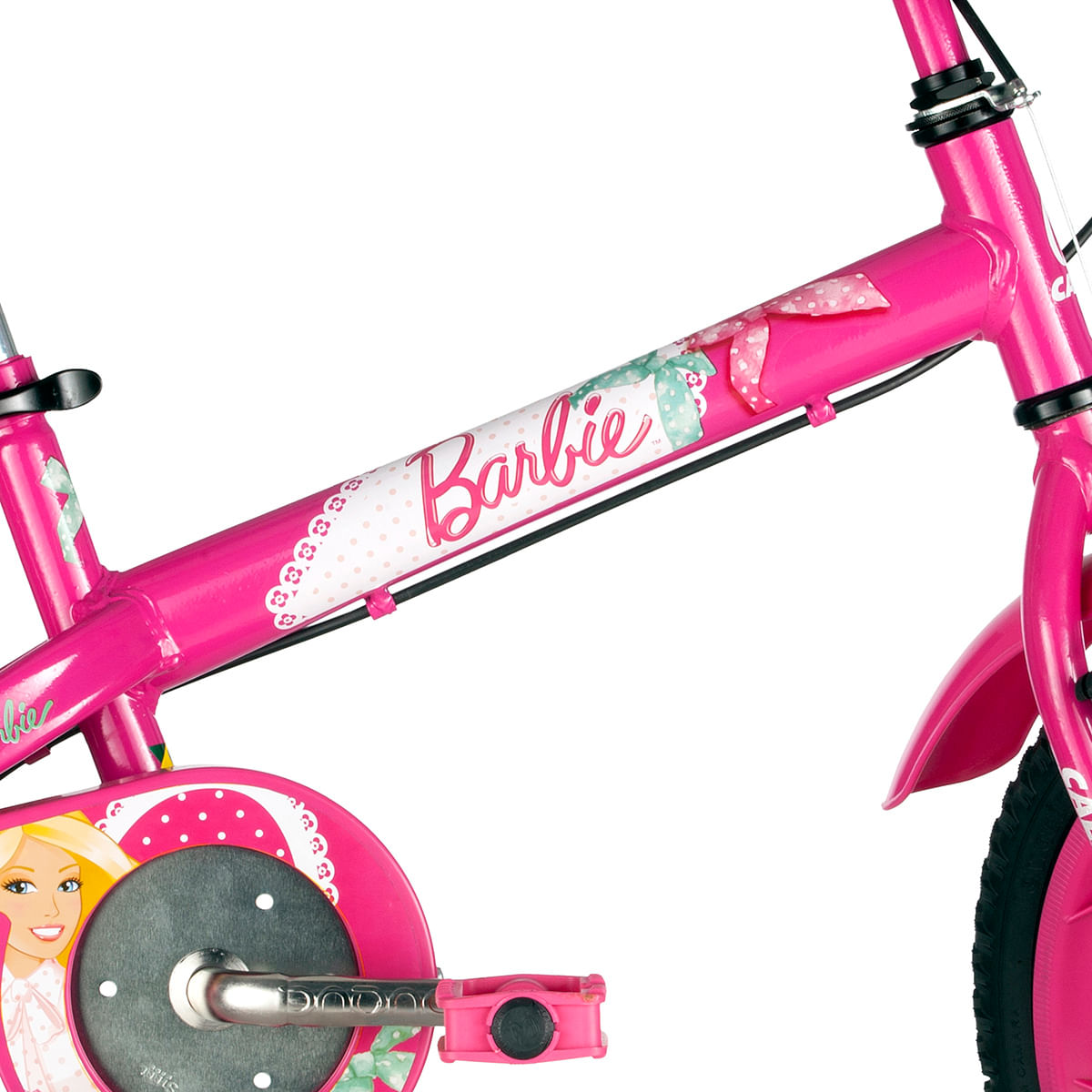 Bicicleta Infantil Aro 16 Caloi 1 Marcha Barbie Rosa - Carrefour - Carrefour