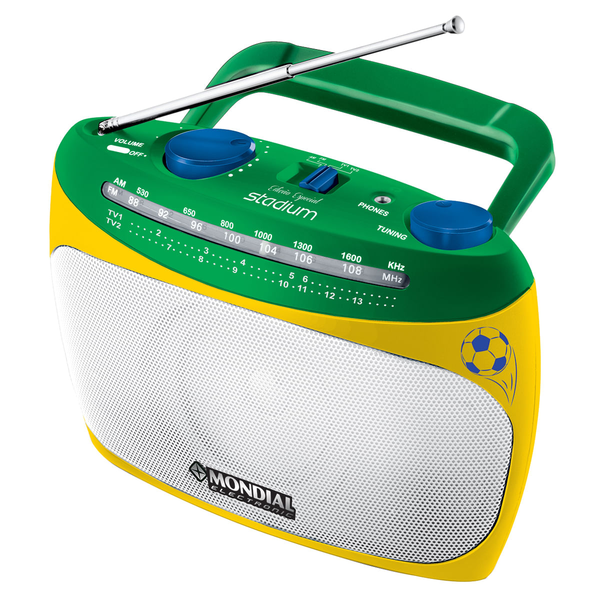 Som Portátil Mondial RP-02 Rádio FM e AM USB,Auxiliar 2W RMS Bivolt Verde e Amarelo é boa?