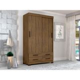 Roupeiro Ideale Plus Com 2 Portas E 4 Gavetas Zanzini