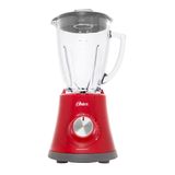 Liquidificador Oster Super Chef Vermelho Jarra de Vidro 1,25L 750W 8 Velocidades 220V