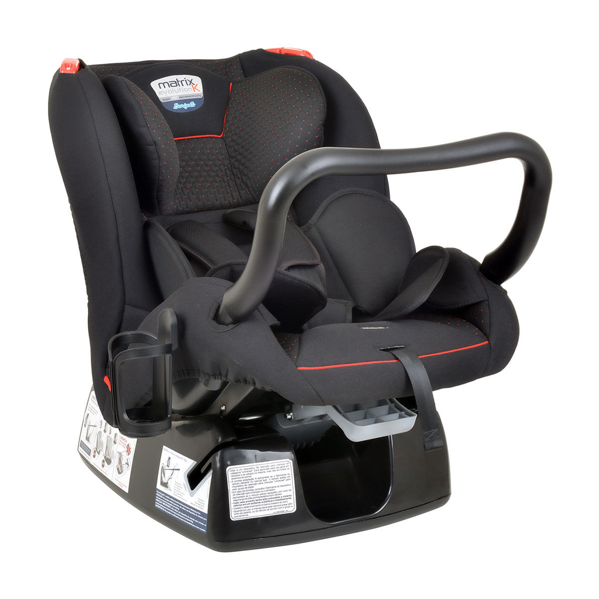 5589584_Cadeirinha-para-Auto-Burigotto-Matrix-Evolution-K-IXAU3048PR92-Preto-e-Vermelho-Suporta-de-0-a-25Kg_4_Zoom