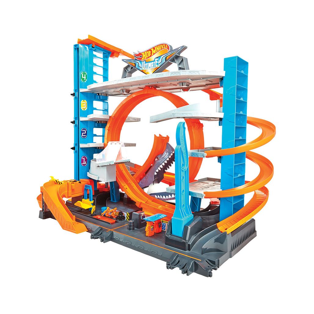 Pista hot wheels city garagem