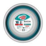 Bacia de Plástico Retrátil Verde Flashlimp 8L