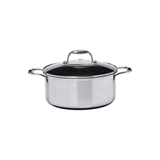 Caçarola em Aço Inox Oxford 20cm 2,5L Prata com Tampa