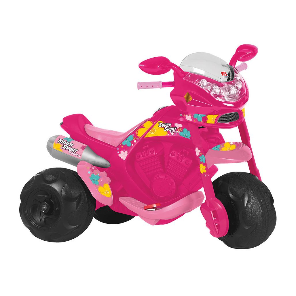 Moto Elétrica Infantil Bandeirante Super Moto GT Cinza e Vermelha 6V -  Carrefour - Carrefour