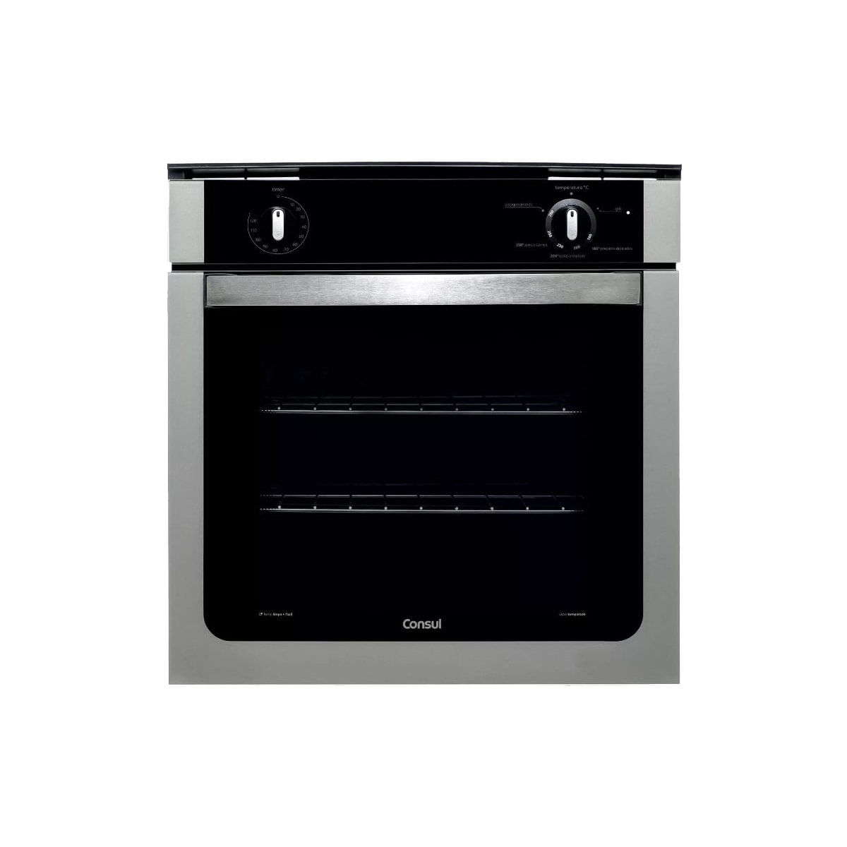 Forno 78l de Embutir Consul Prata - Gás - 220v - Coa84brrna
