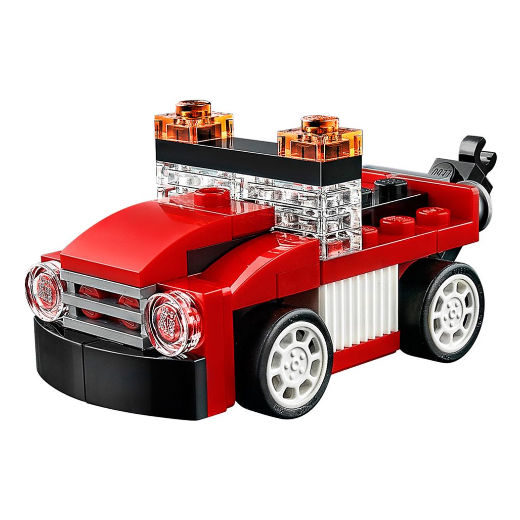 Blocos do Montar LEGO Creator Carro de Corrida Vermelho 72 Peças