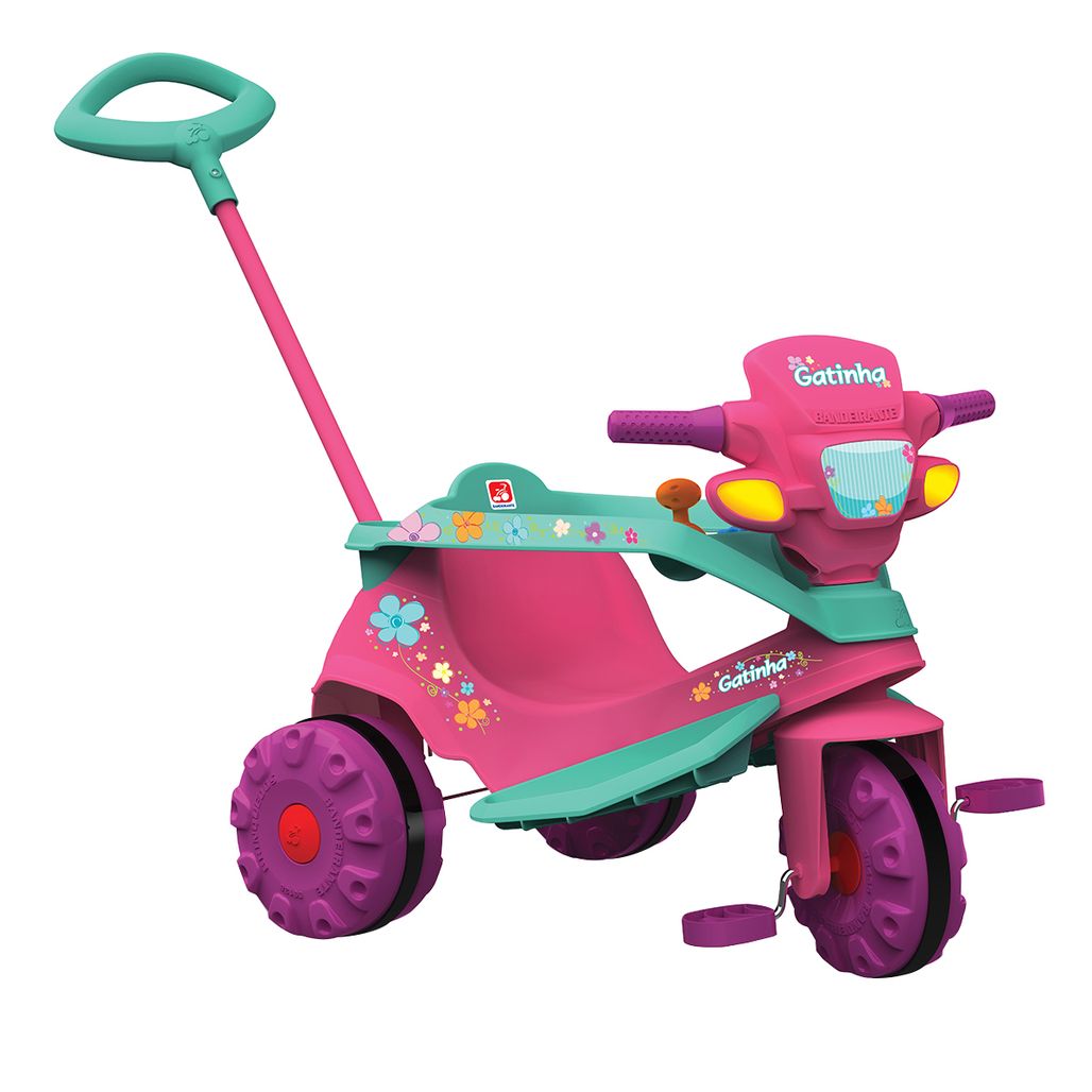 Triciclo Motoca Som E Pedais Velotrol Infantil Bandeirante