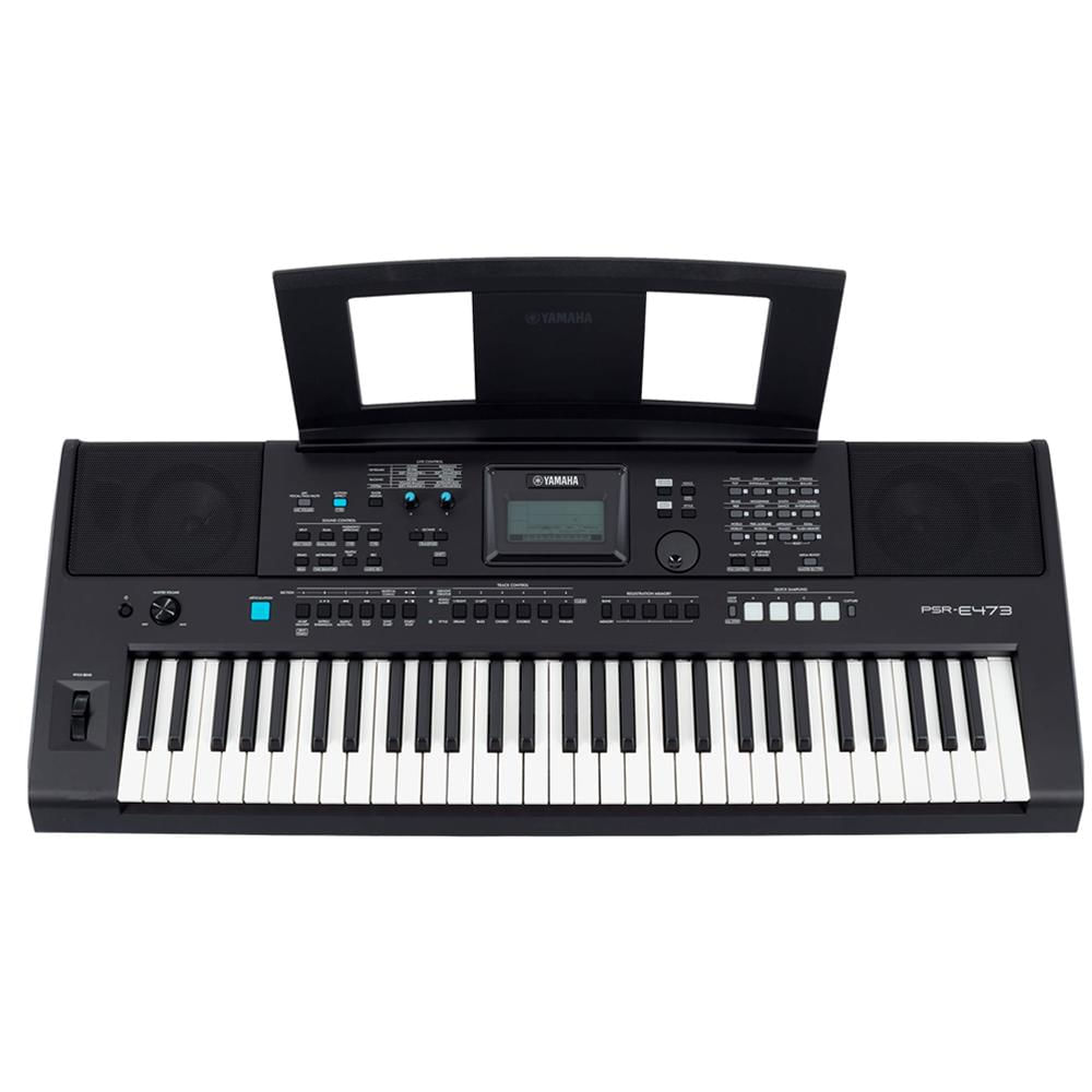 Teclado Arranjador 61 Teclas Yamaha Psr-e473 Preto