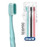 Escova De Dente Oral-b Iconic Premium 3 Unidades