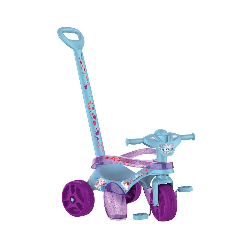 Triciclo Infantil Festa Azul Bebe Com Empurrador Motoca - Carrefour