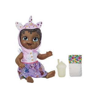 Roupa Boneca Baby Alive - Vestido Unicornio - Laço De Fita em