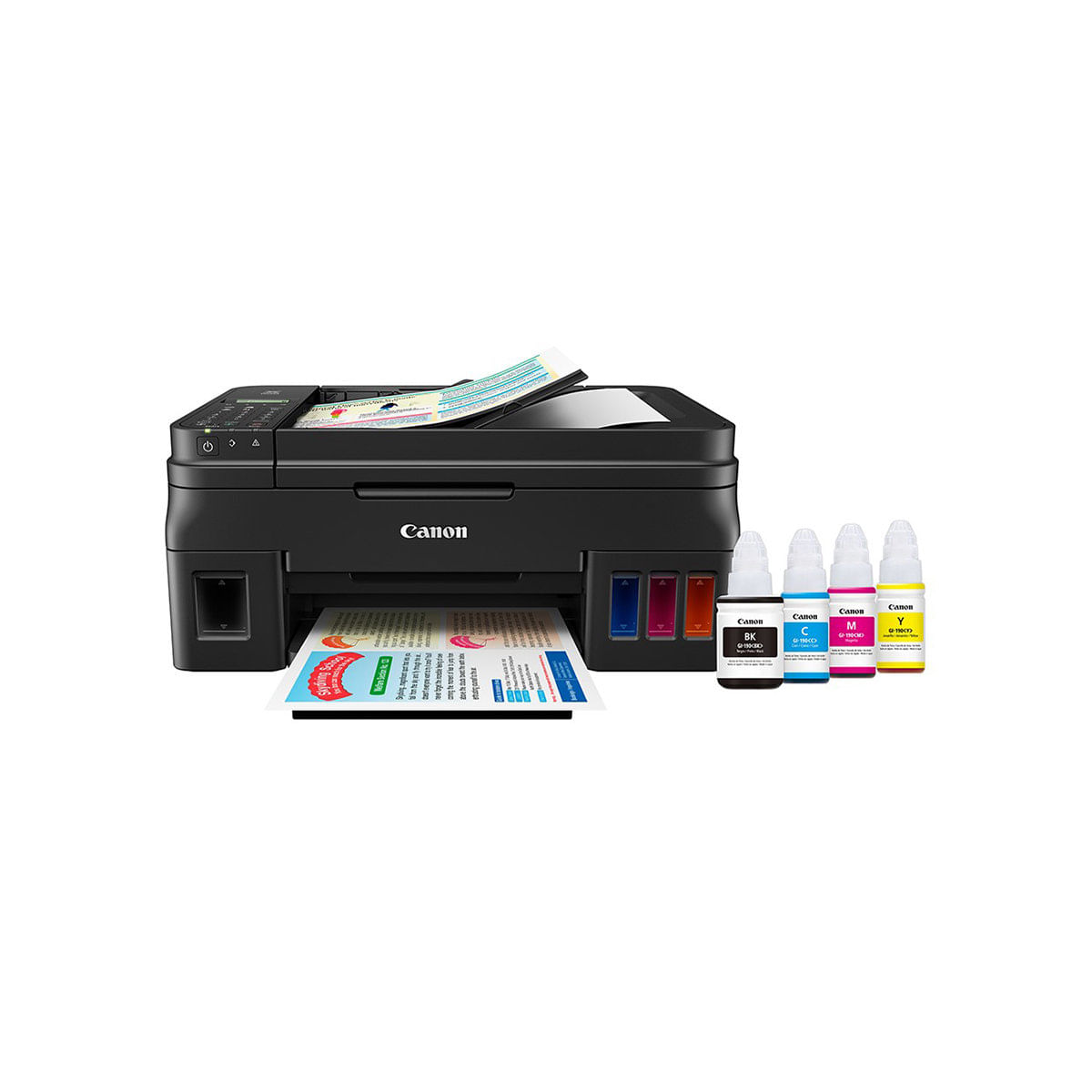 Multifuncional Canon Janto De Tinta Mega Tank G4110 Com Wi Fi Imprime Digitaliza E Copia 