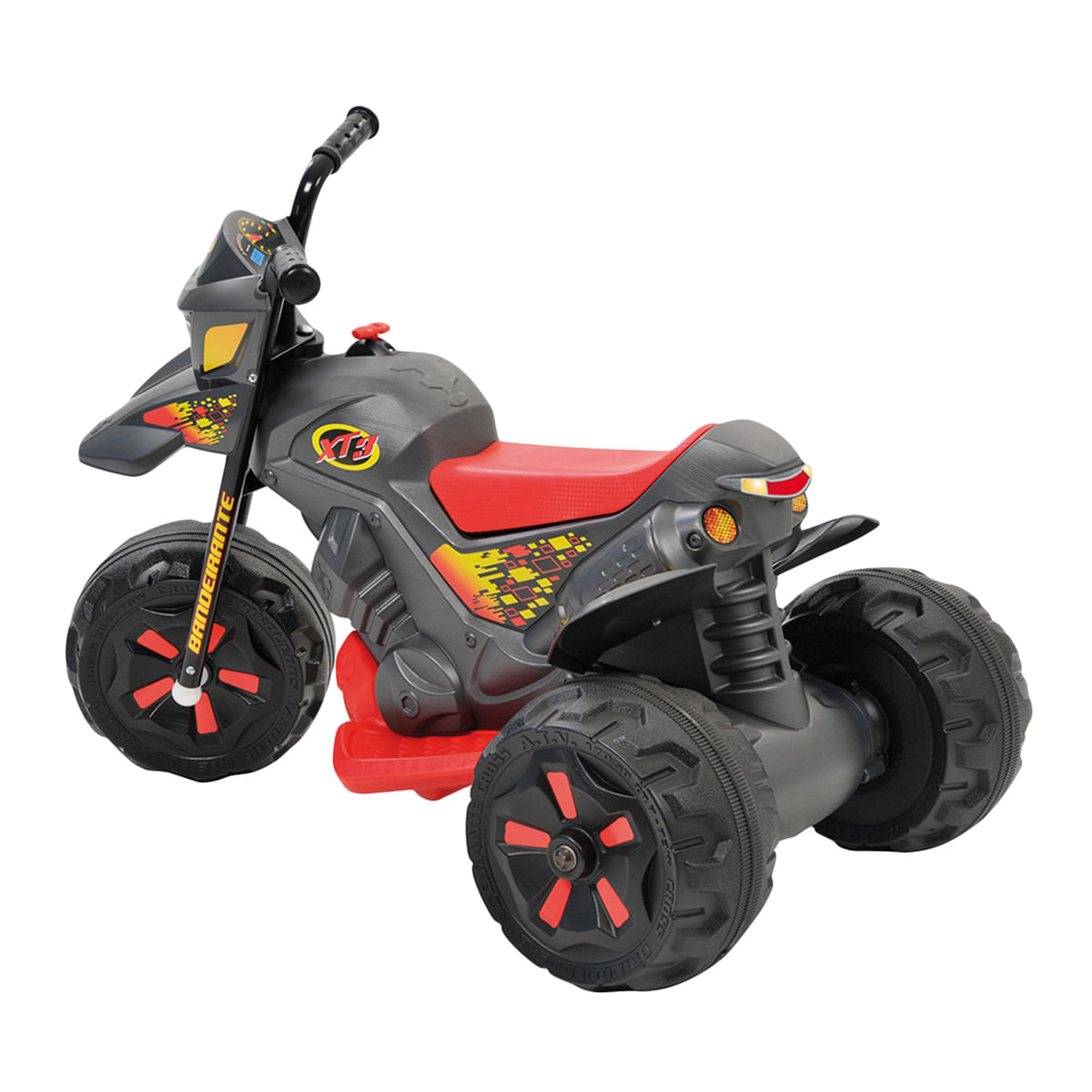 Moto Elétrica Infantil Bandeirante XT3 Grafite 6V - Carrefour - Carrefour