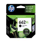 Cartucho de Tinta HP 662XL Preto Original (CZ105AB) para HP DeskJet 2516 3516 3546 2546 1516 4646 2646